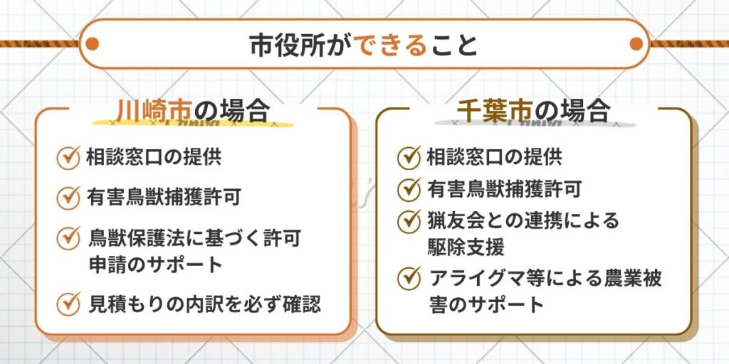 市役所ができること