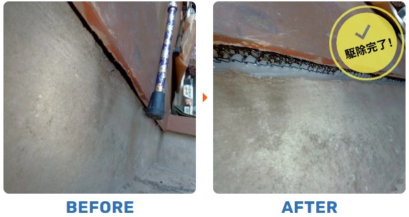 害獣プロテック　施工事例①