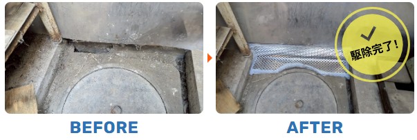 害獣プロテック　施工事例②