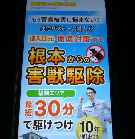 3位：害獣ブロック駆け付け隊｜24時間緊急対応